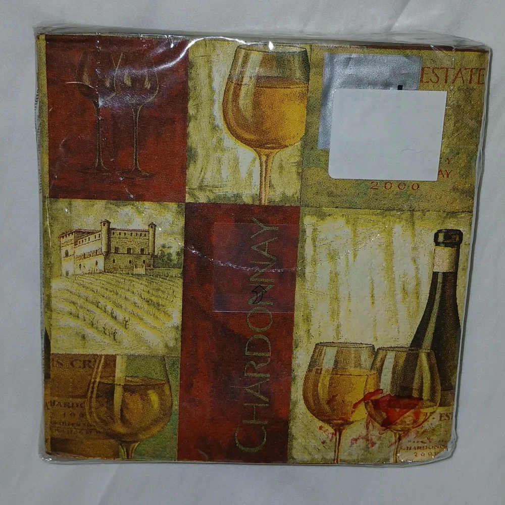 ppd Novelties Beverage Napkins Party Supplies brown green 20 Count 3ply nwt